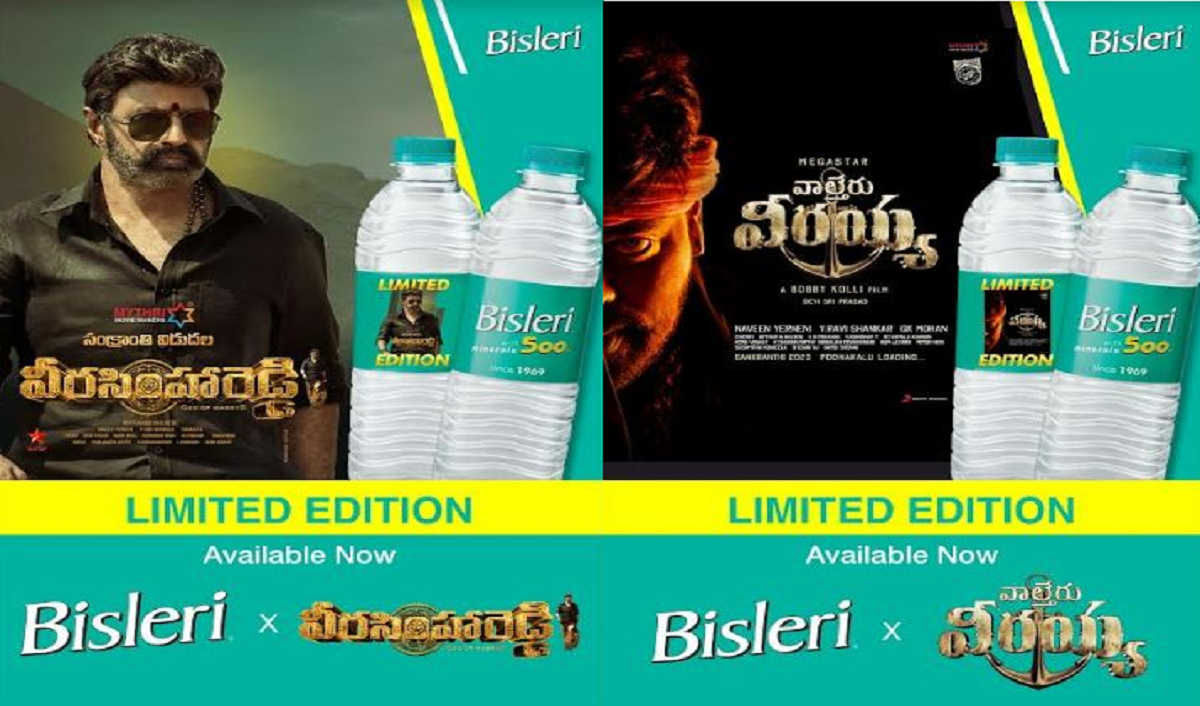 Bisleri and Veera Simha Reddy Join Hands, Unviels Limited Edition Bottle Bisleri and Veera Simha Reddy Join Hands, Unviels Limited Edition Bottle