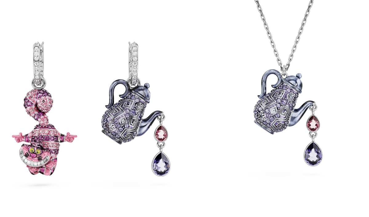 Mushroom Alice In Wonderland Jewellery Swarovski Vintage Alice In  Wonderland Enamel Mushroom W Rabbit Fine Quality