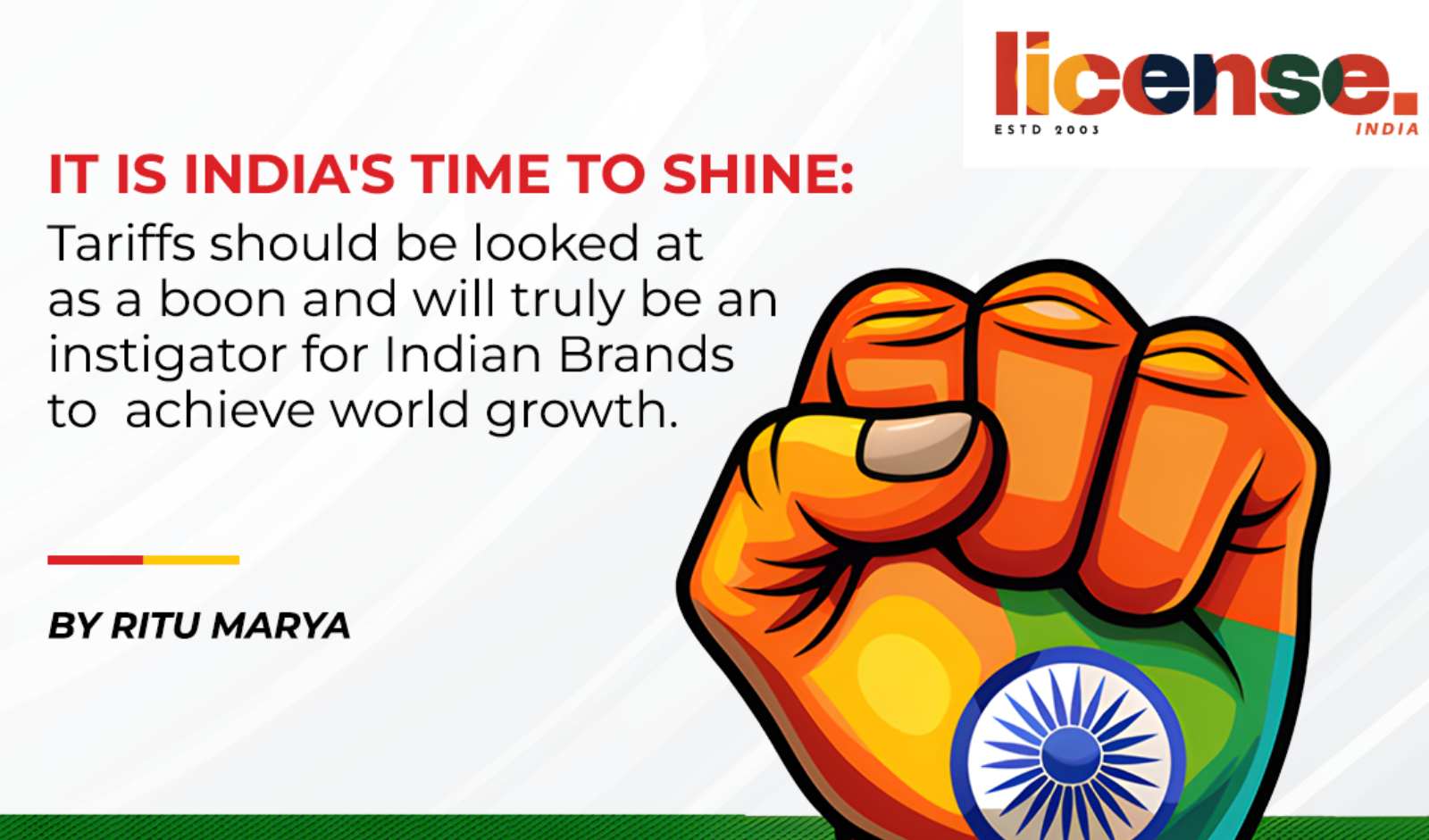It is India's Time to Fight