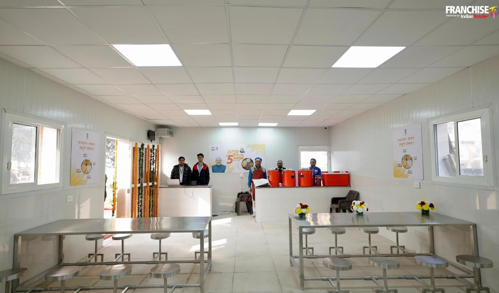 Franchise News: Atal Canteen Set to be Scaled from 45 to 100 Next Month