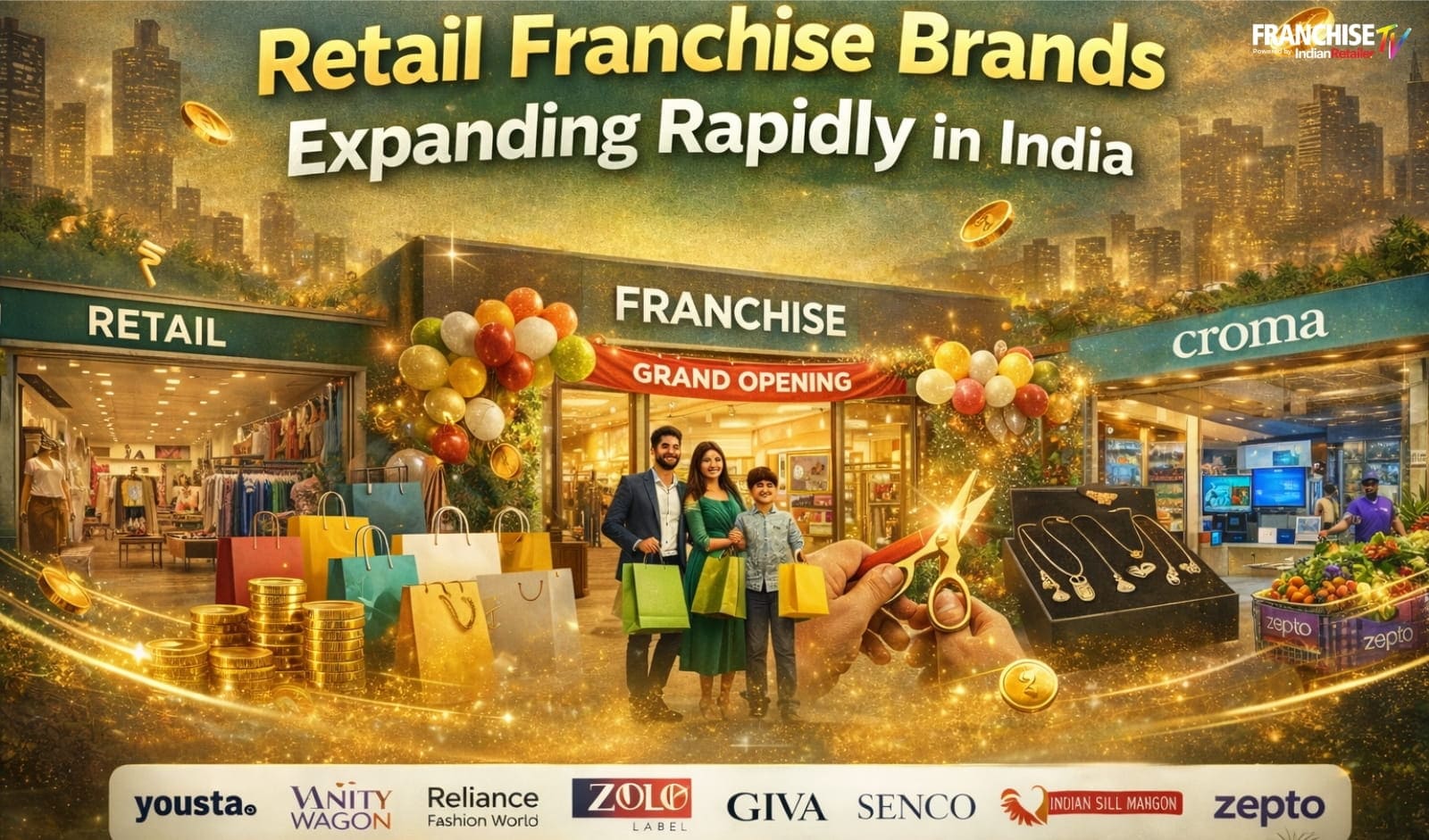 Top 10 Retail Franchise Brands Expanding Rapidly in India