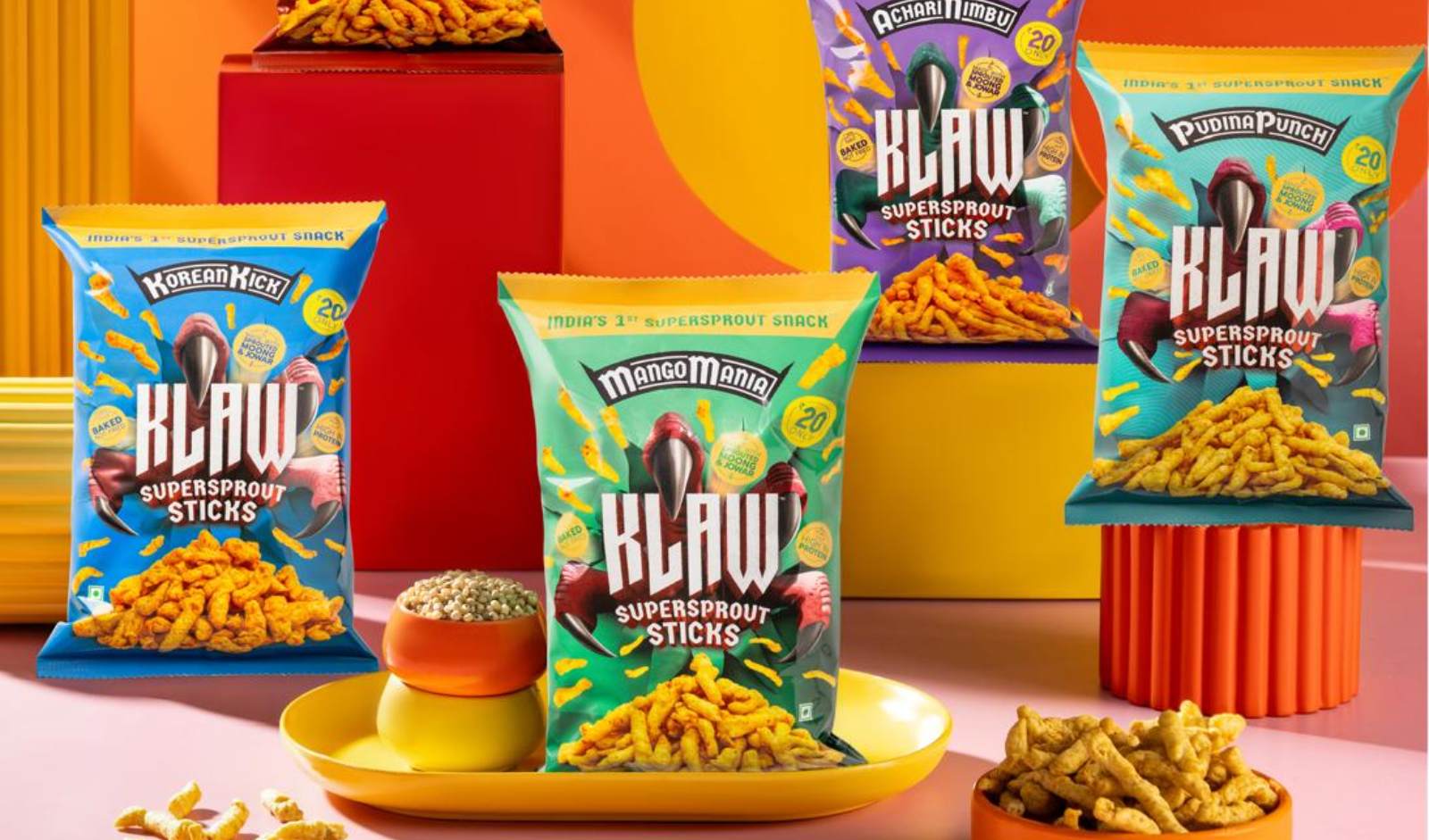 KLAW Unveils Super Sprout Sticks, Enters New Snack Category