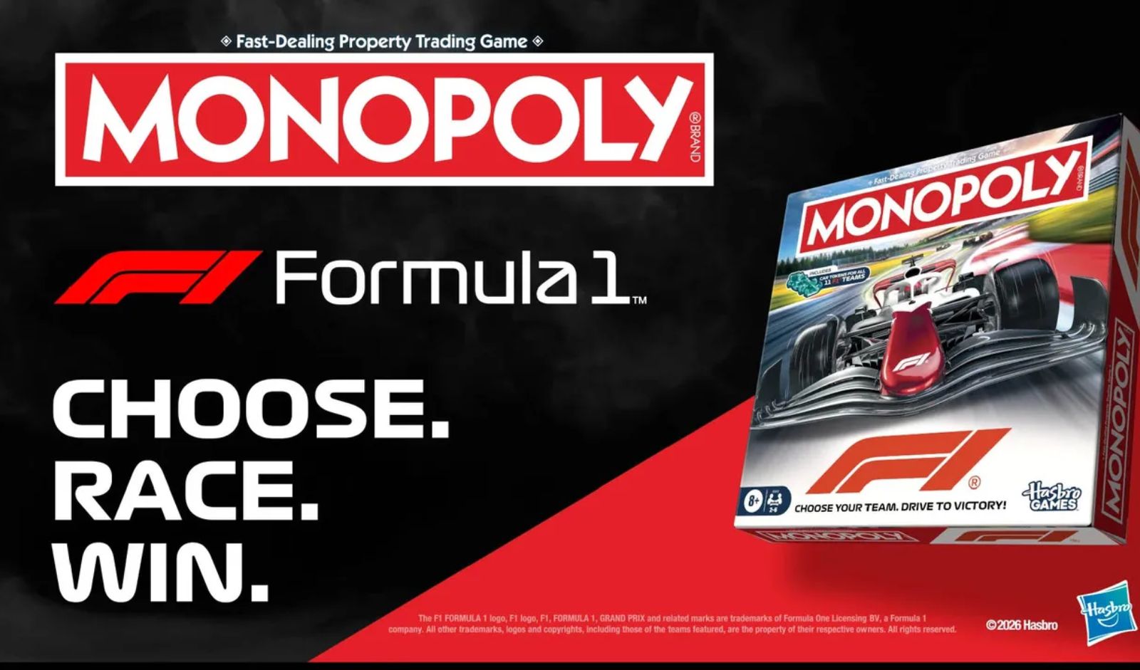 Formula 1 and Hasbro Unveil F1-Themed Monopoly Game