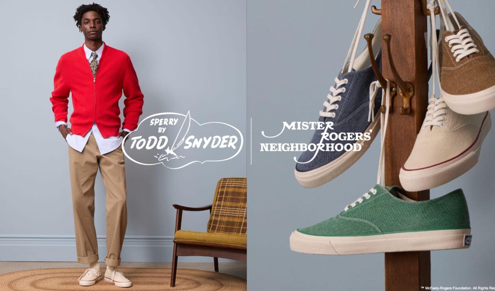 Todd Snyder and Sperry Launch ‘Mister Rogers’ Neighborhood’ Collection