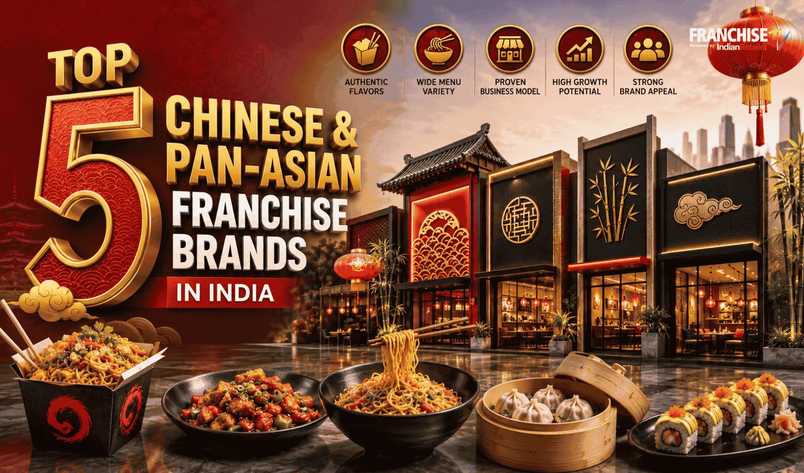 Top 5 Chinese & Pan-Asian Franchise Brands in India: Full Investment Guide for 2026