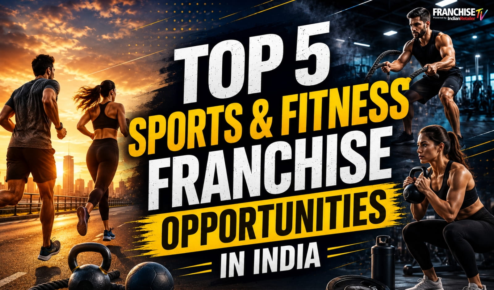 Top 5 Sports & Fitness Franchise Opportunities in India to Start a Profitable Business