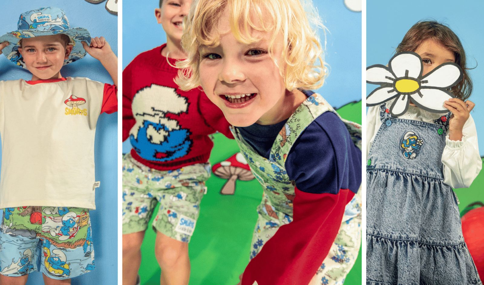 Goldie + Ace Launches The Smurfs-Inspired Children's Apparel Collection