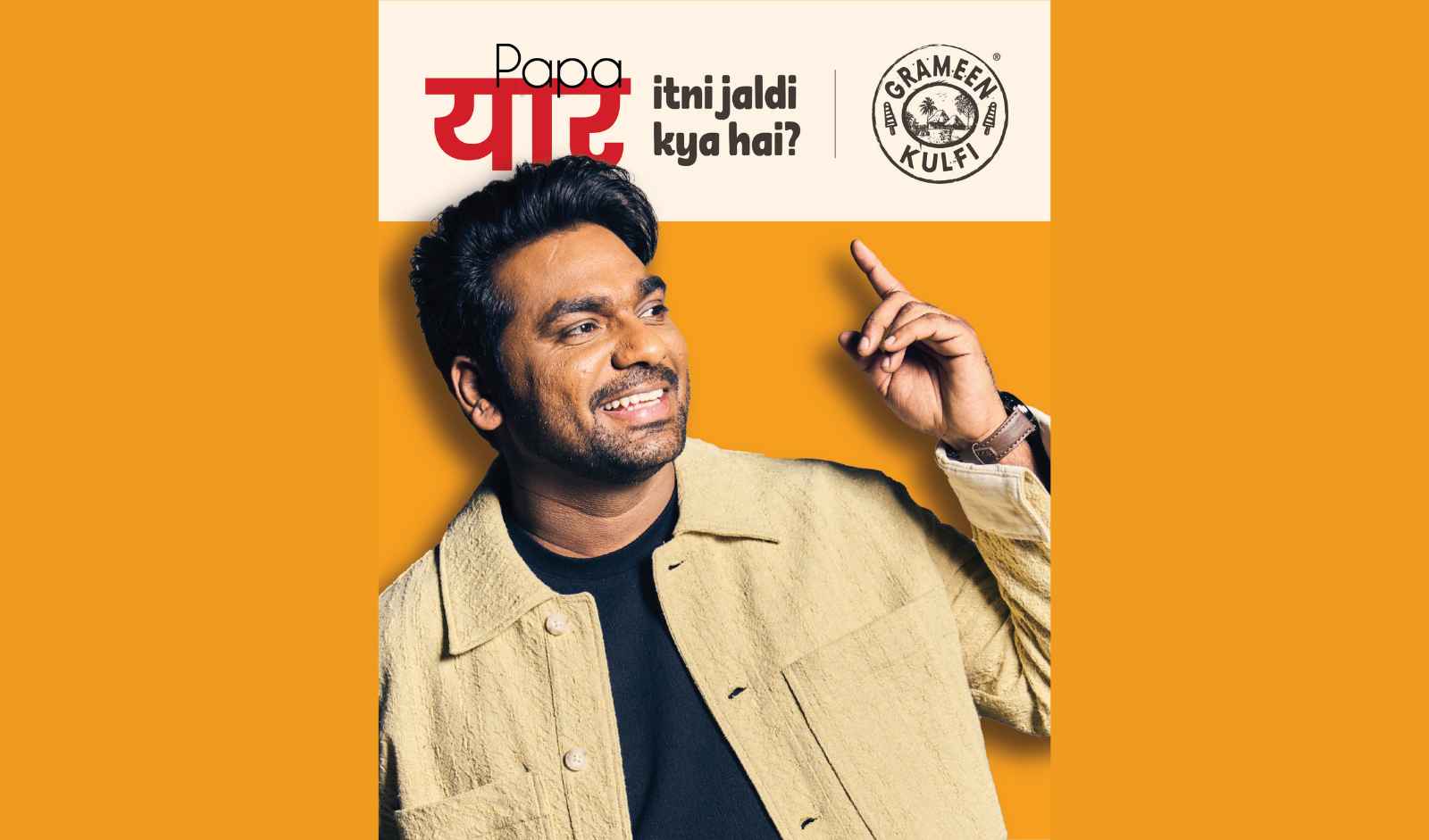 Grameen Kulfi Joins Zakir Khan’s Papa Yaar India Tour as Co-Powered Sponsor