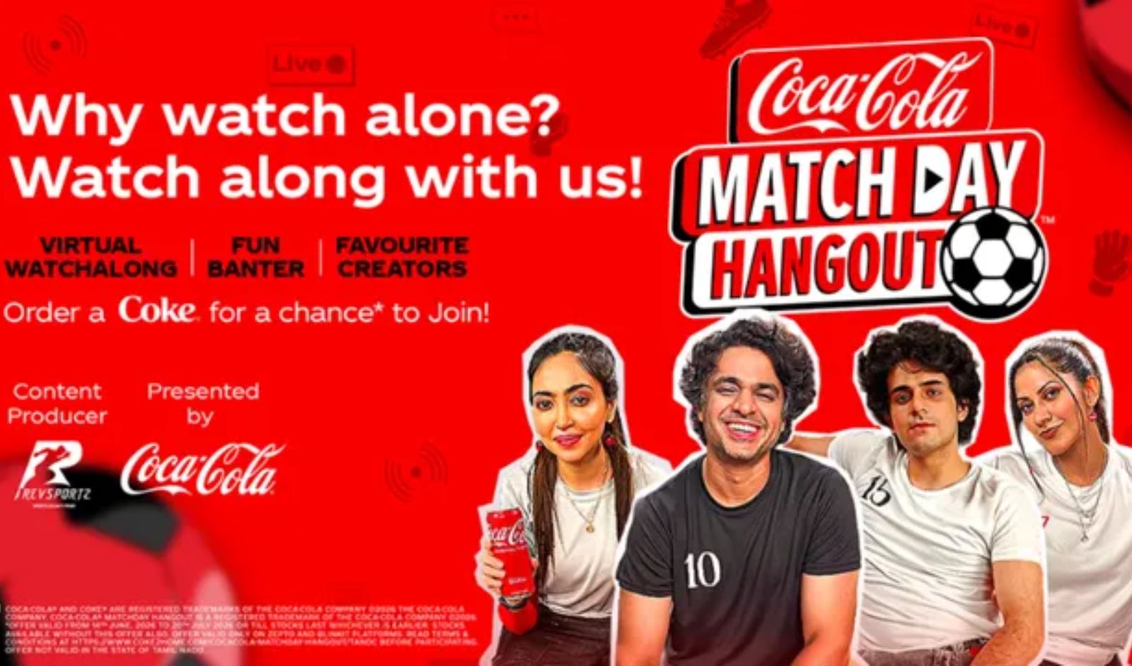 Coca-Cola Brings Football Fans Together with Matchday Hangout Campaign