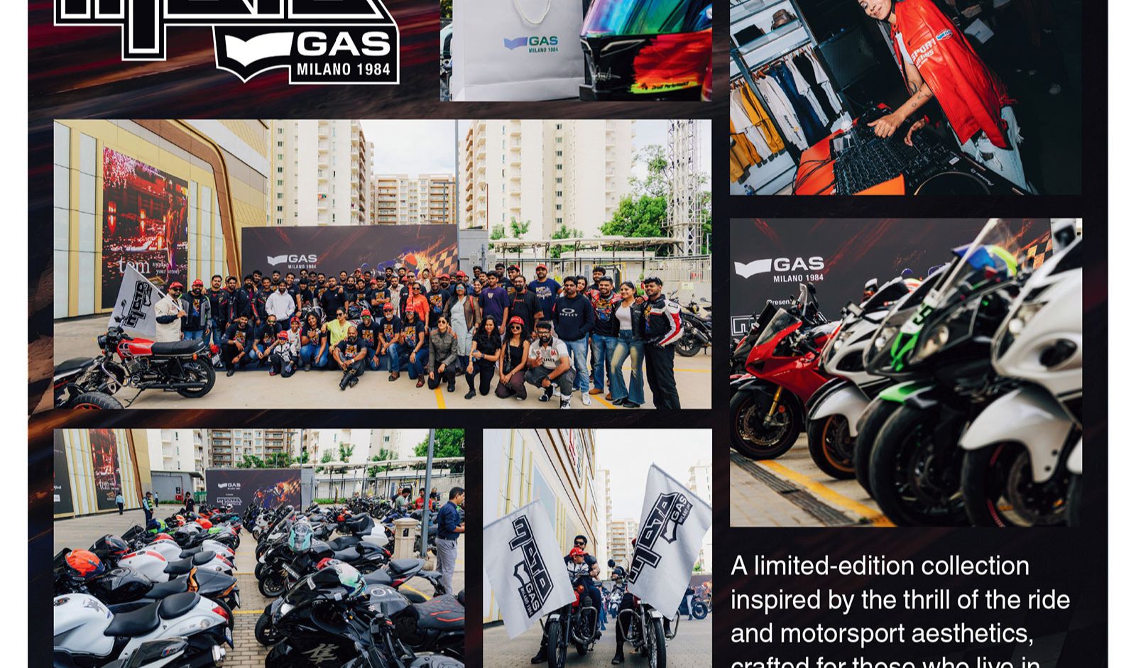 GAS Milano Launches Moto Capsule Collection Inspired by Motorcycling Culture