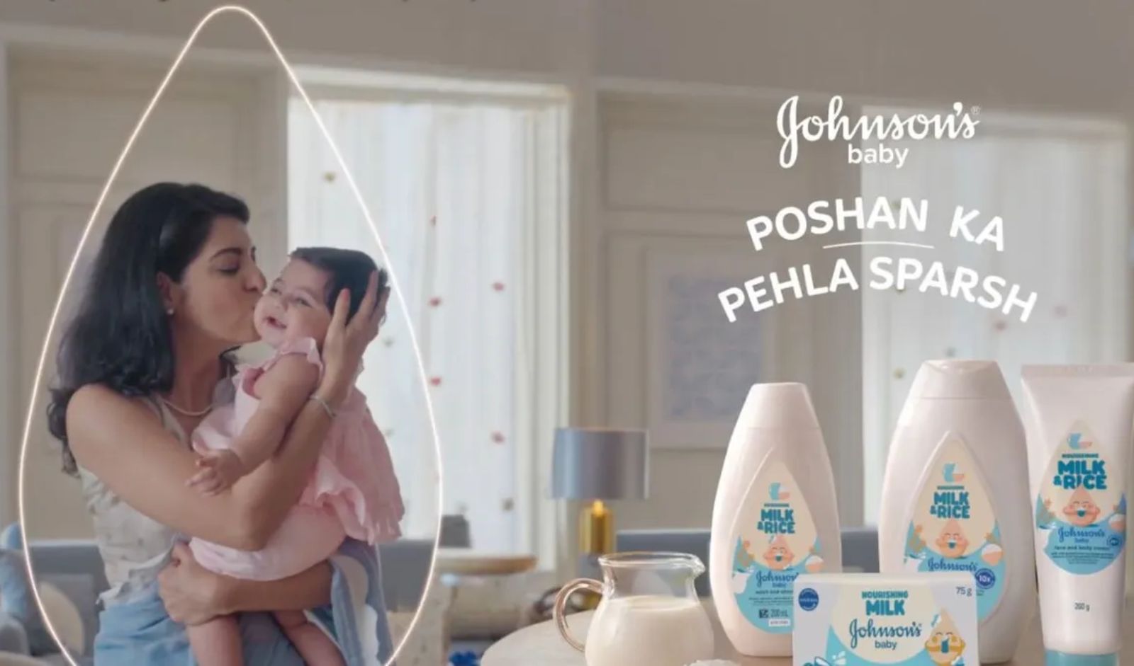 Johnson’s Baby Launches New Campaign Highlighting Milk & Rice Skincare Products