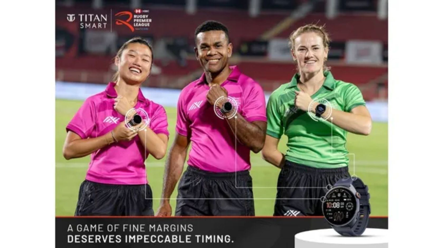 Titan Smart Partners with Rugby Premier League as Official Timing Partner