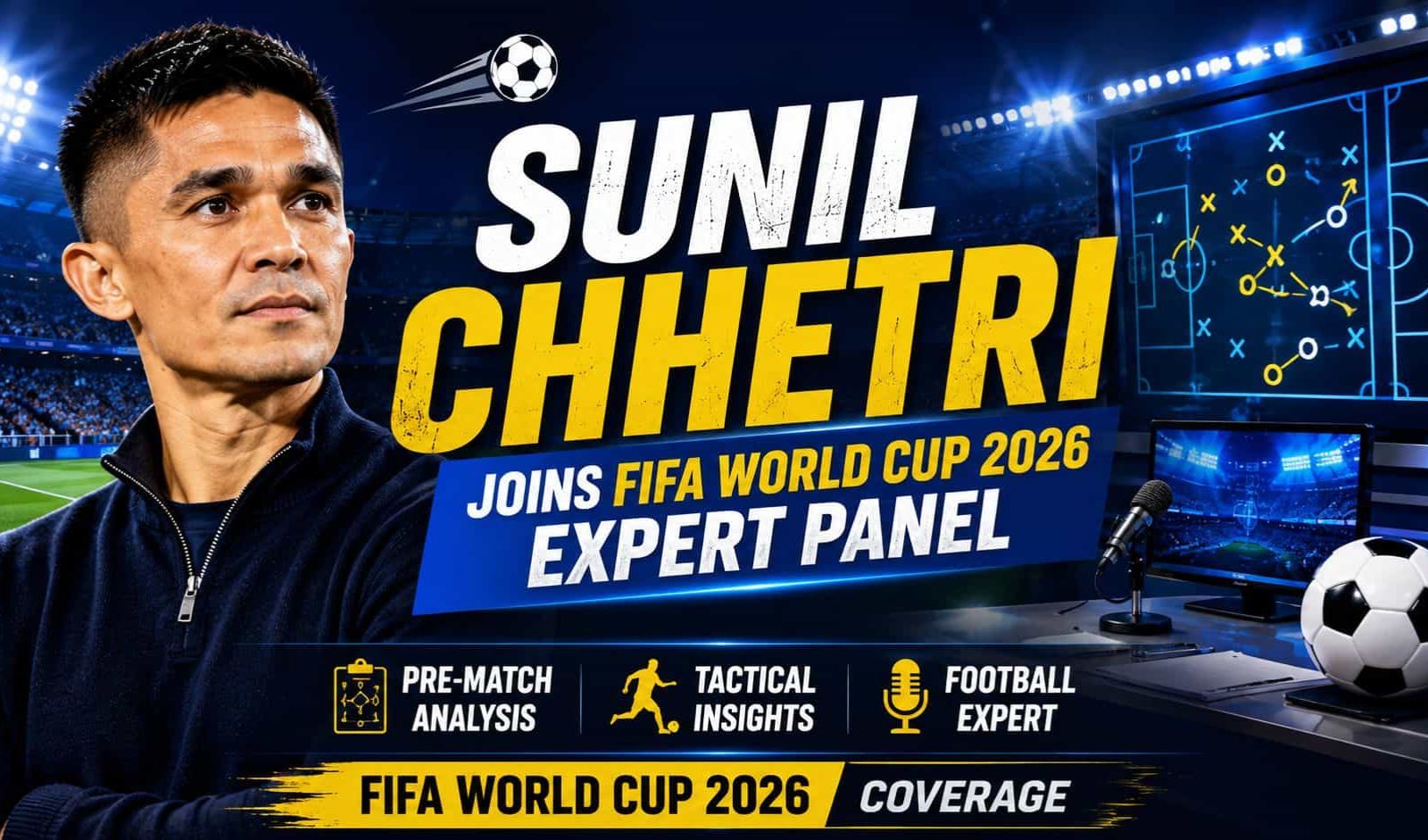 ZEE5 Adds Sunil Chhetri to Expert Panel for FIFA World Cup 2026 Coverage