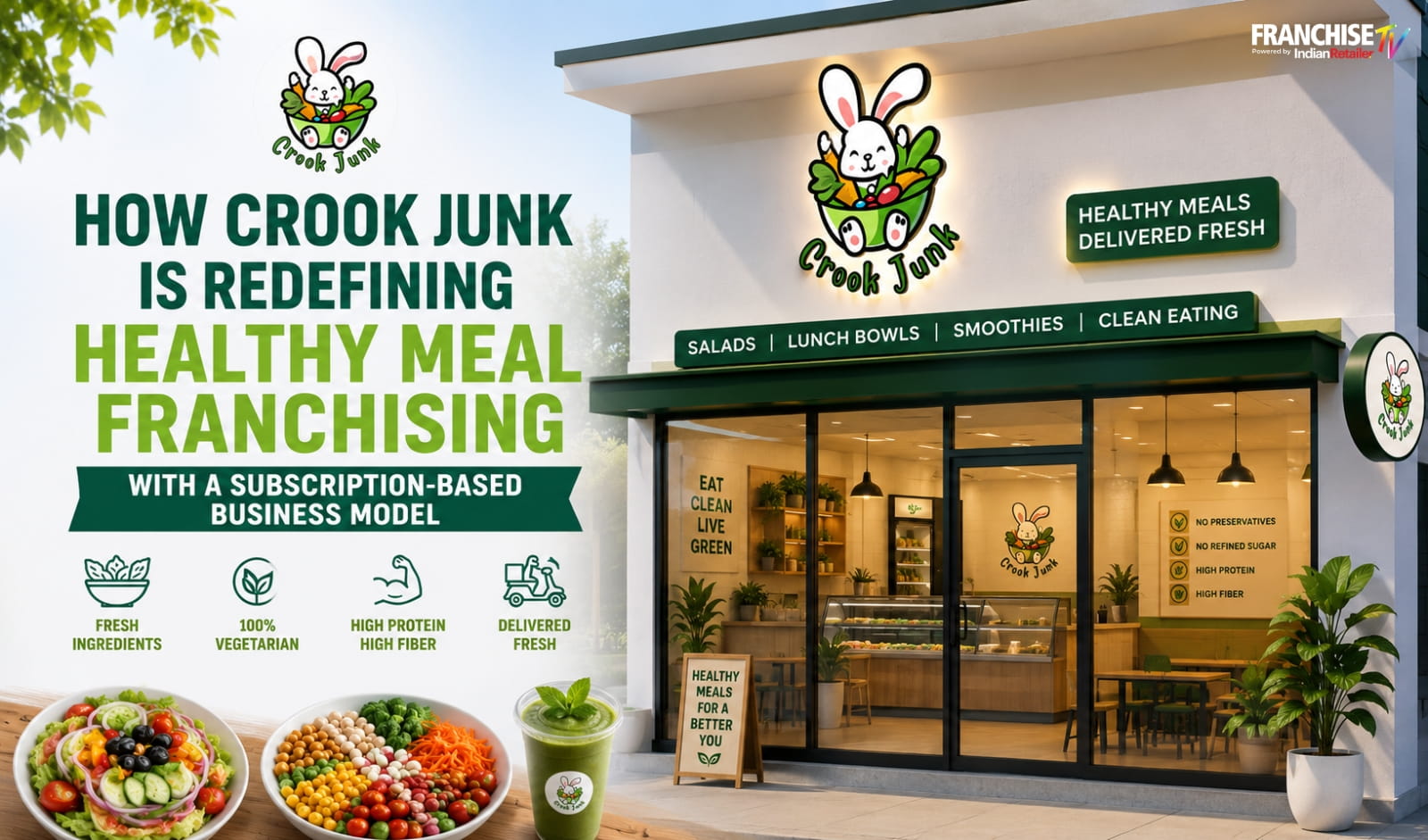How Crook Junk is Redefining Healthy Meal Franchising with a Subscription-Based Business Model