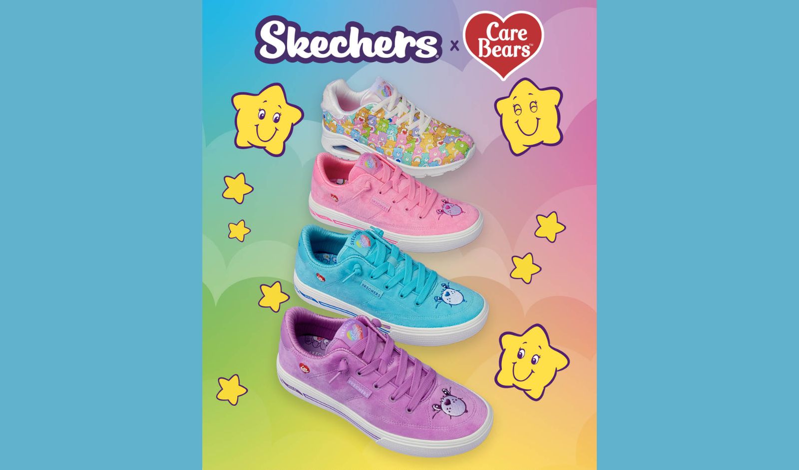 Skechers x Care Bears Collection Brings Nostalgia-Inspired Footwear to Retail