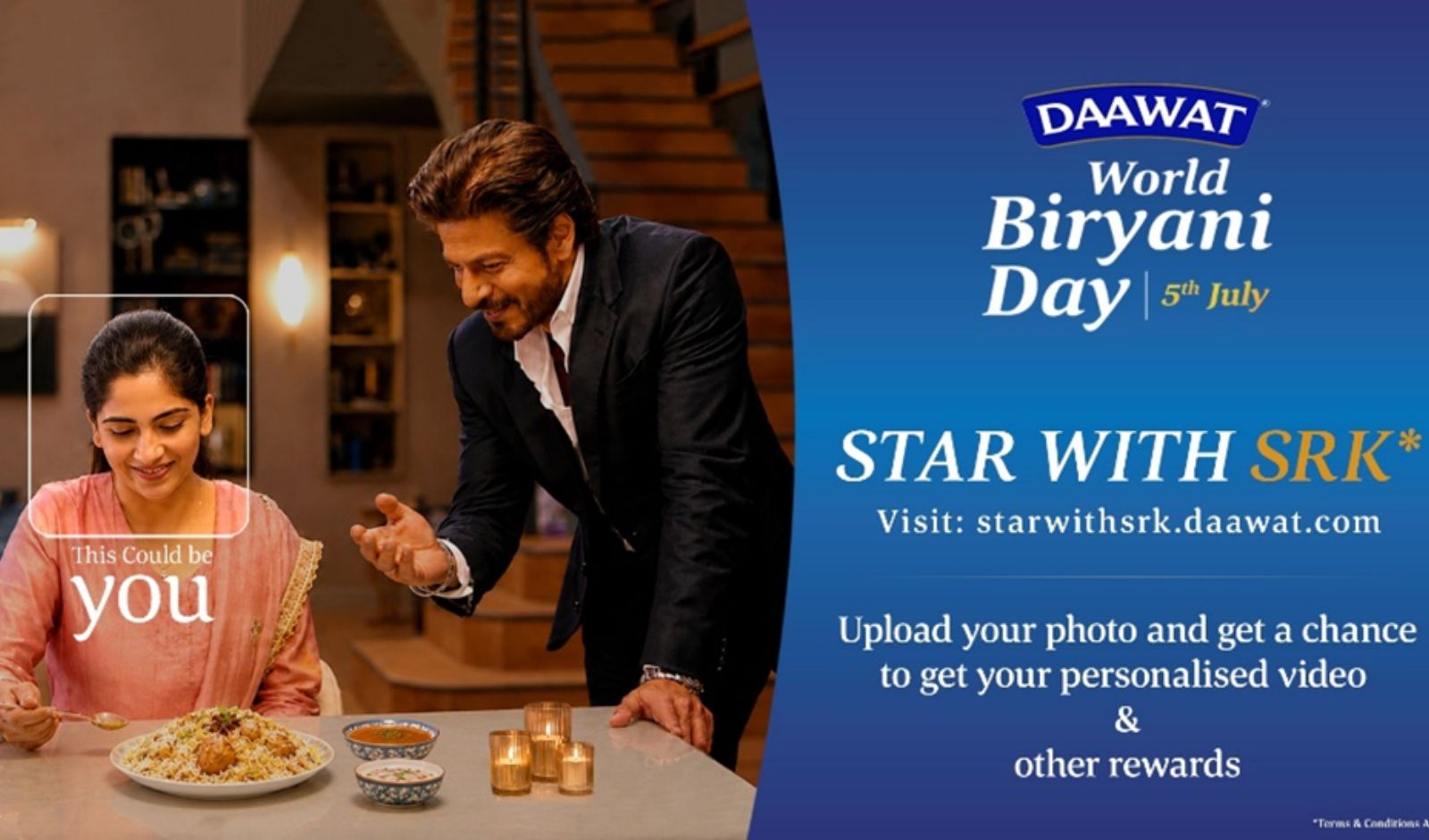 LT Foods Brings Shah Rukh Khan to DAAWAT World Biryani Day 2026 Campaign
