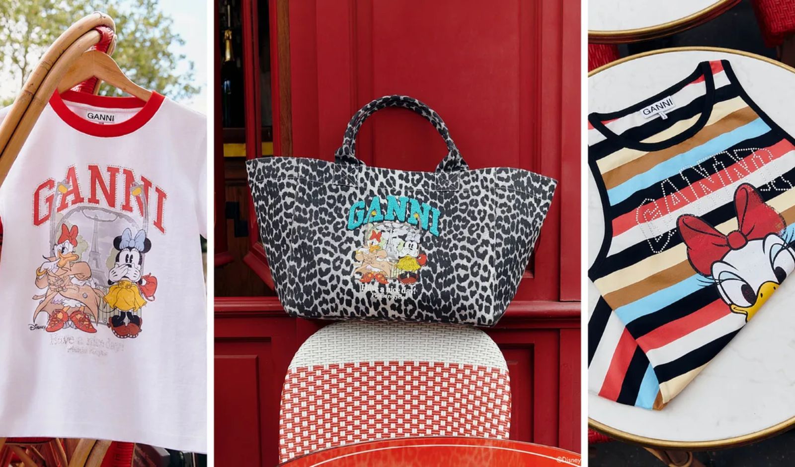 GANNI x Disney Debuts Paris-Inspired Collection with Daisy Duck and Minnie Mouse