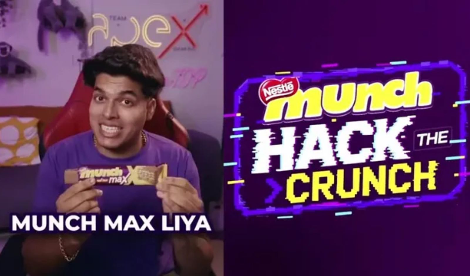 MUNCH Partners with Gaming Creators for ‘Hack the Crunch’ Campaign