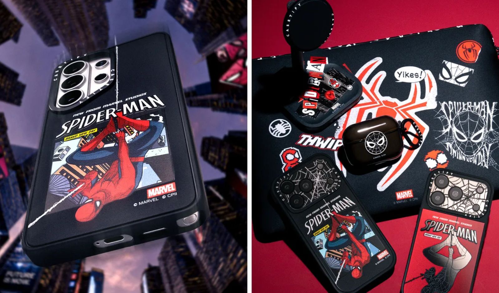 CASETiFY Teams Up with Marvel for New Spider-Man Tech Accessories Collection