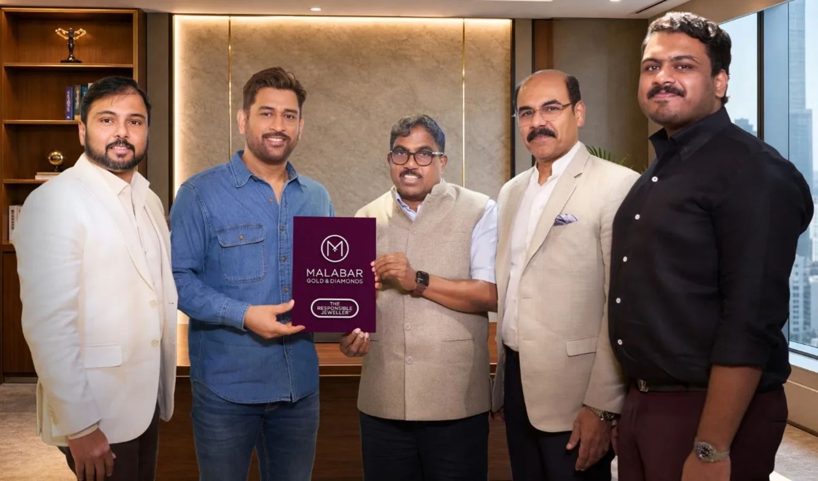 Malabar Gold & Diamonds Ropes In MS Dhoni as Brand Ambassador