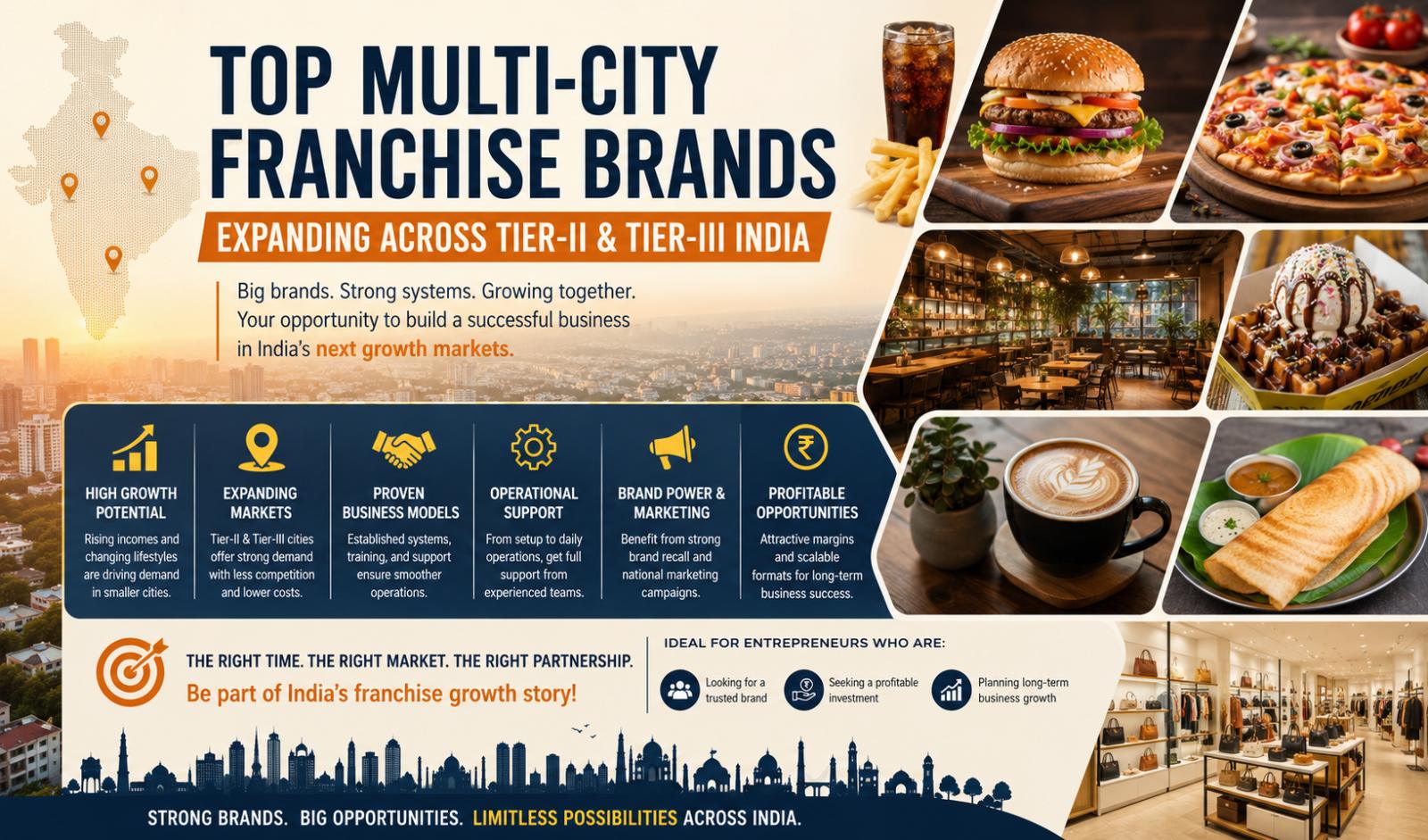 Top Multi-City Franchise Brands Expanding Across India