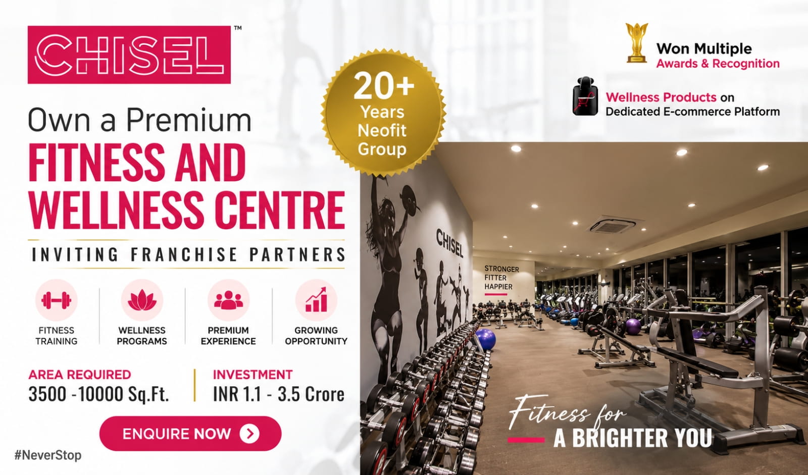 Chisel Fitness Expands the Fitness Franchise Model With a Complete Wellness Ecosystem
