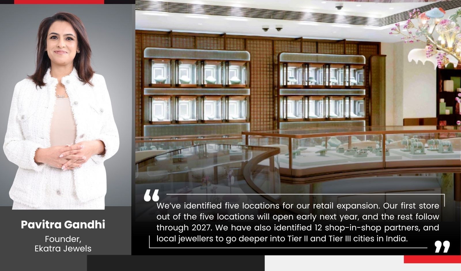 Ekatra Jewels to Open 5 Stores by 2027, Plans to Expand in Tier II and  Tier III Cities