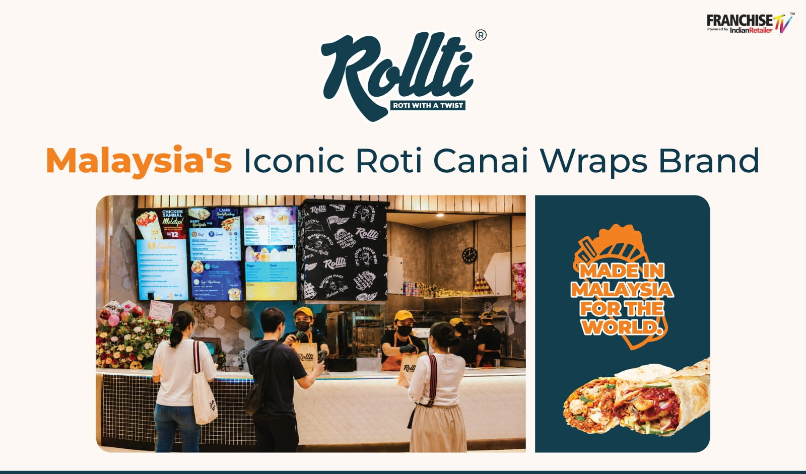 Rollti Brings Malaysian Roti Canai to India With a Grab and Go QSR Franchise Model
