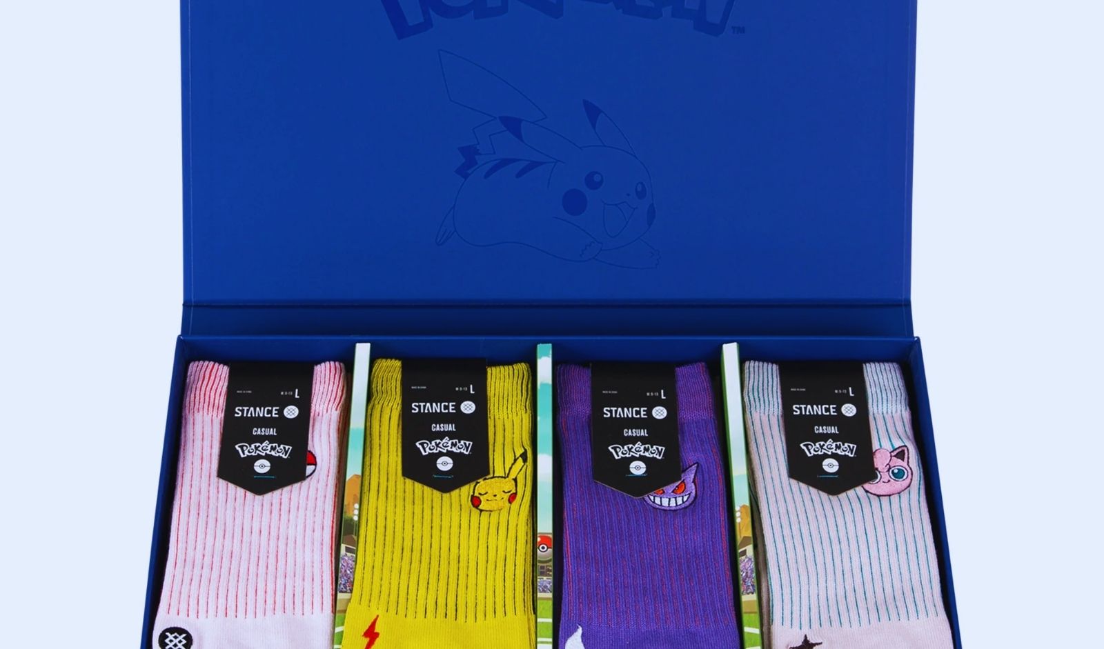 Limited-Edition Stance x Pokémon Collection Celebrates Iconic Pokémon Characters
