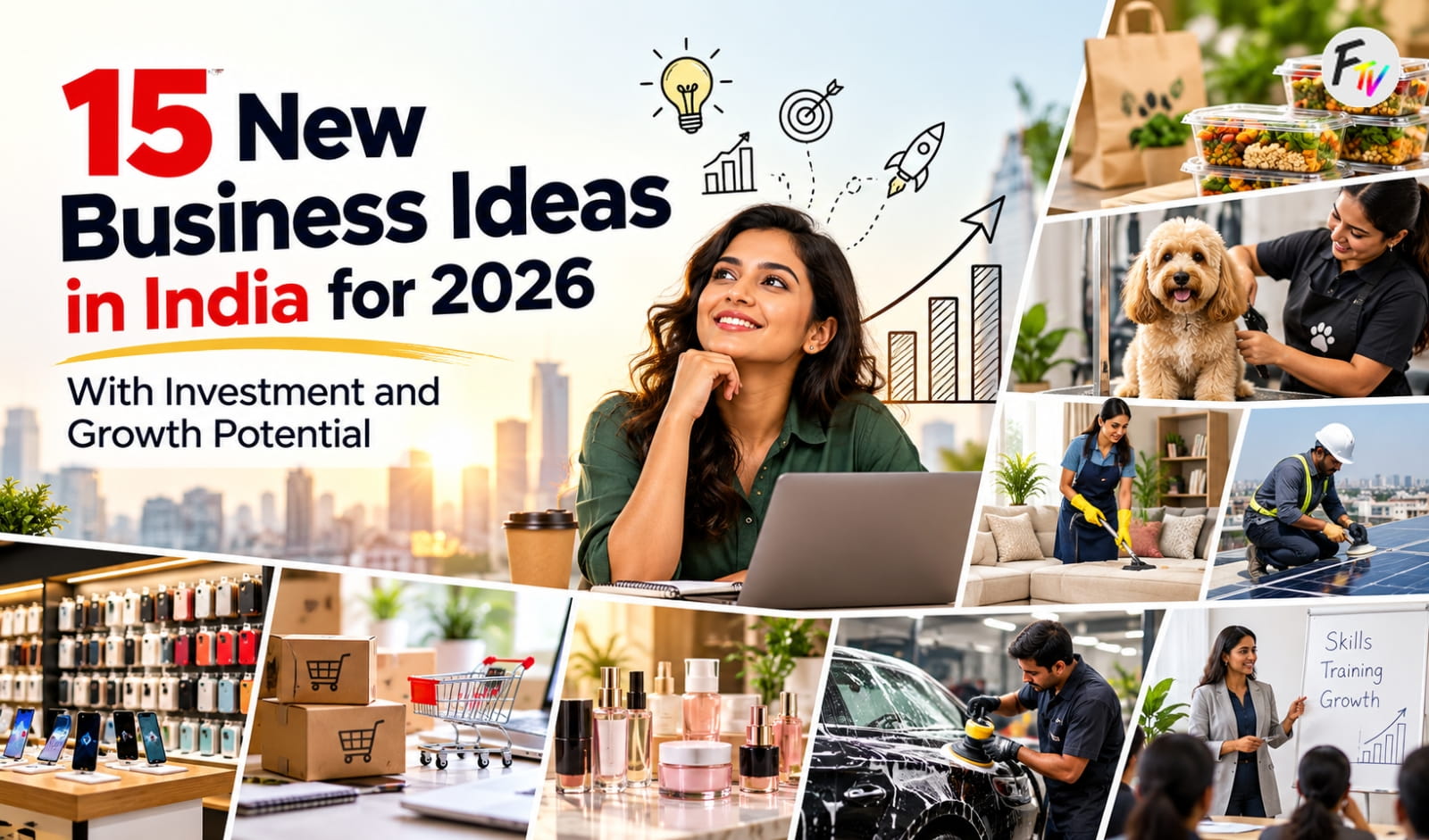 15 New Business Ideas in India for 2026 With Investment and Growth Potential