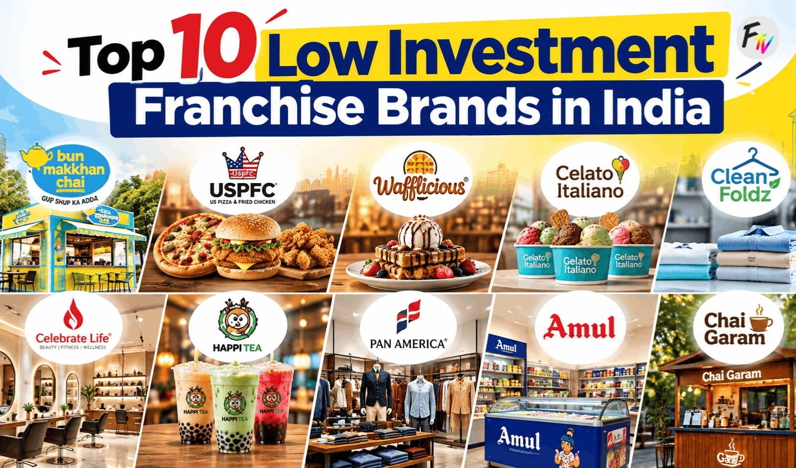Top 10 Low Investment Franchise Brands in India to Explore in 2026