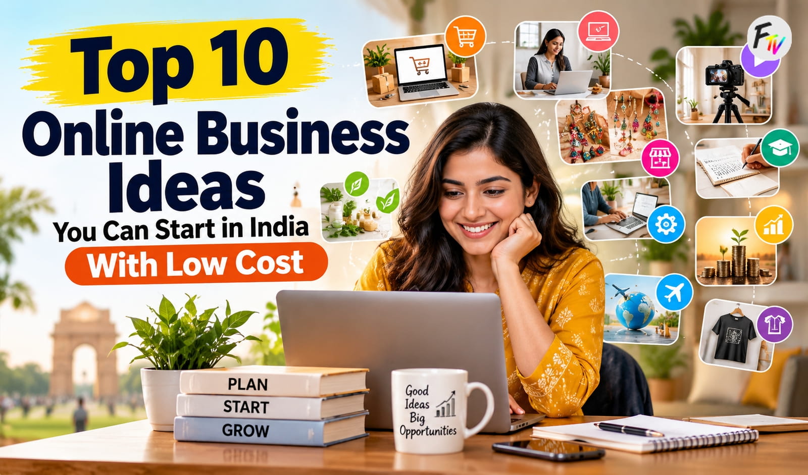Top 10 Online Business Ideas You Can Start in India With Low Cost