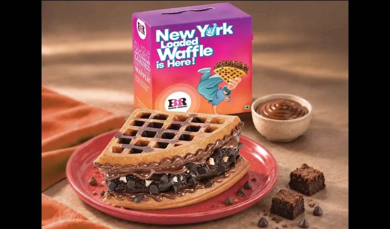 Baskin Robbins Expands Dessert Menu With Four New Waffle Varieties
