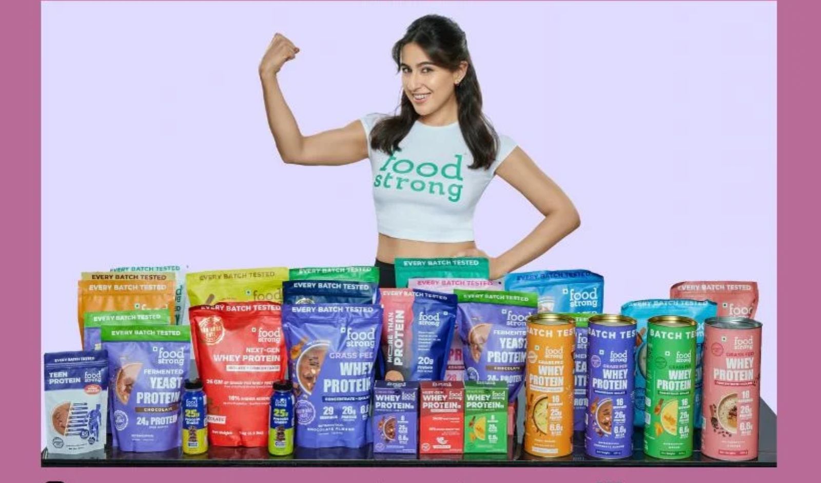 Foodstrong Names Sara Ali Khan Brand Ambassador Amid Expansion in Protein Category