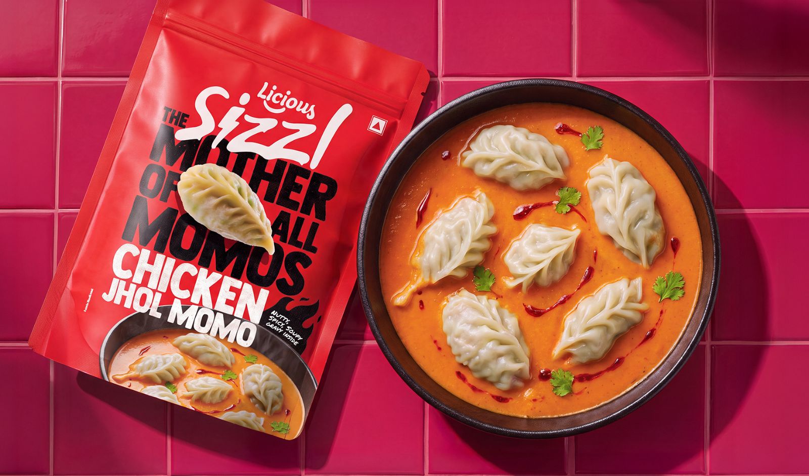 Licious Introduces Packaged Chicken Jhol Momos in Frozen Format