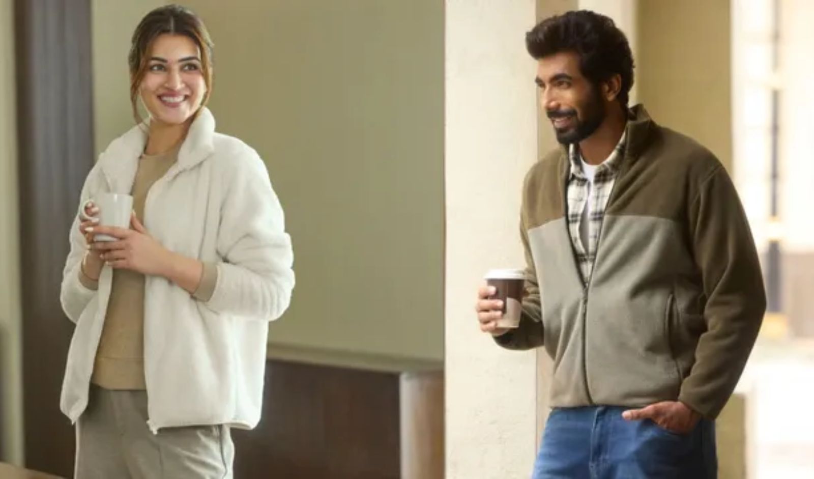 UNIQLO India Showcases Fleece Collection With Kriti Sanon and Jasprit Bumrah