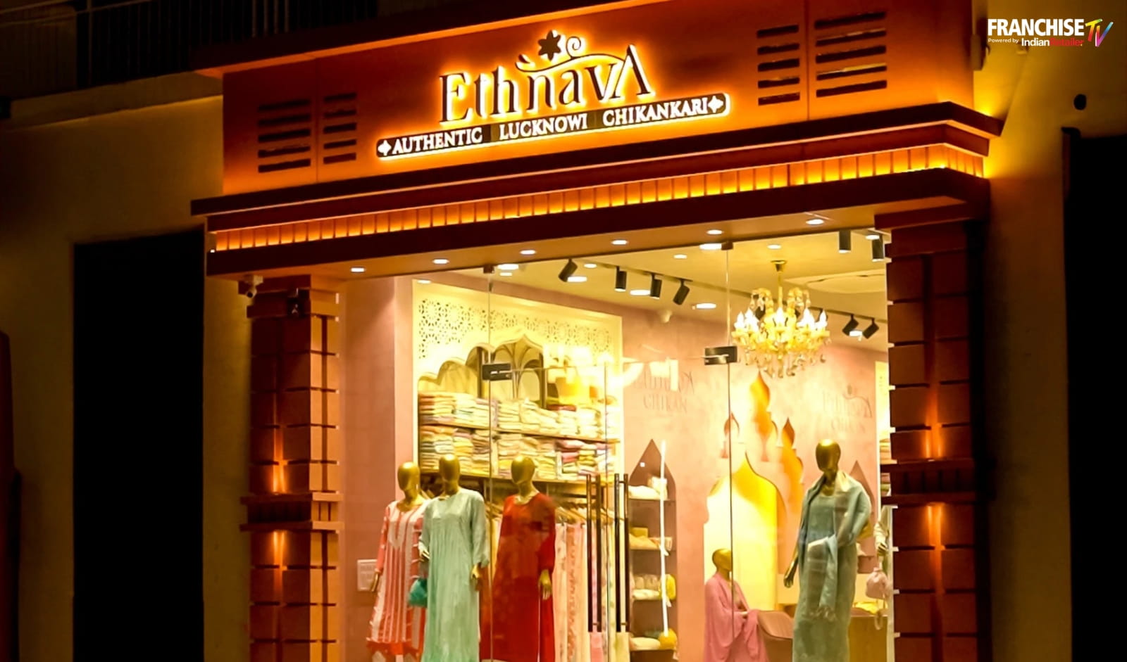 Ethnava Chikan premium ethnic wear brand