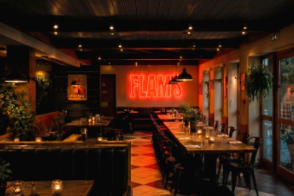 FLAM's casual dining restaurant