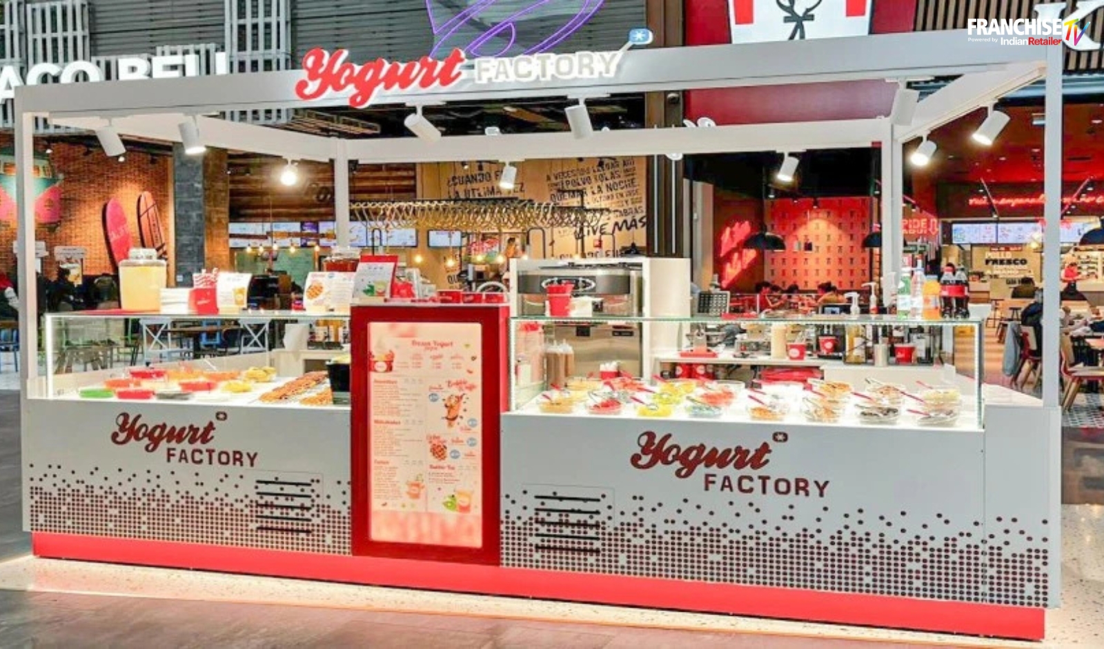 Yogurt Factory international frozen yogurt brand