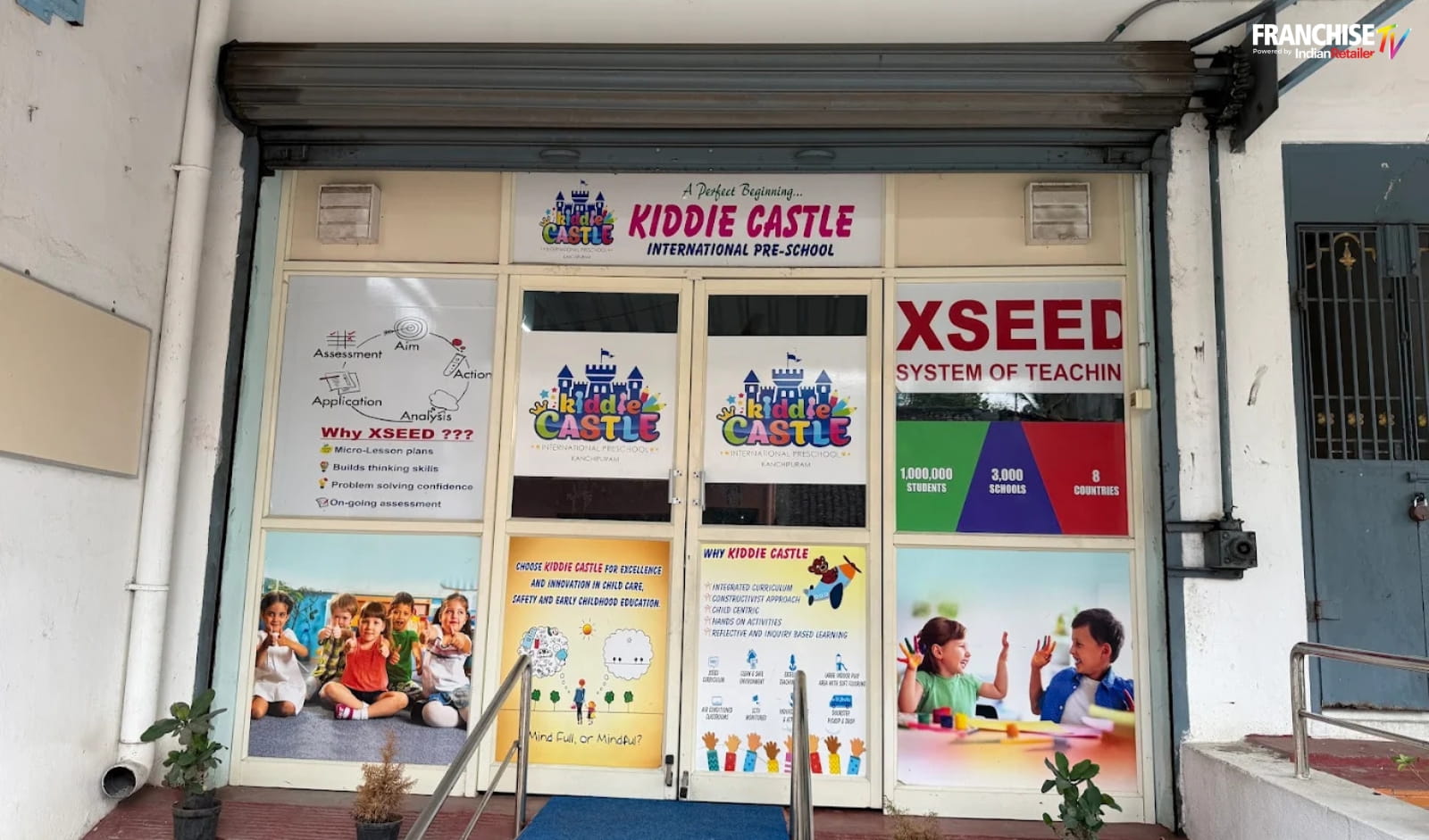 Kiddie Castle modern preschool brand