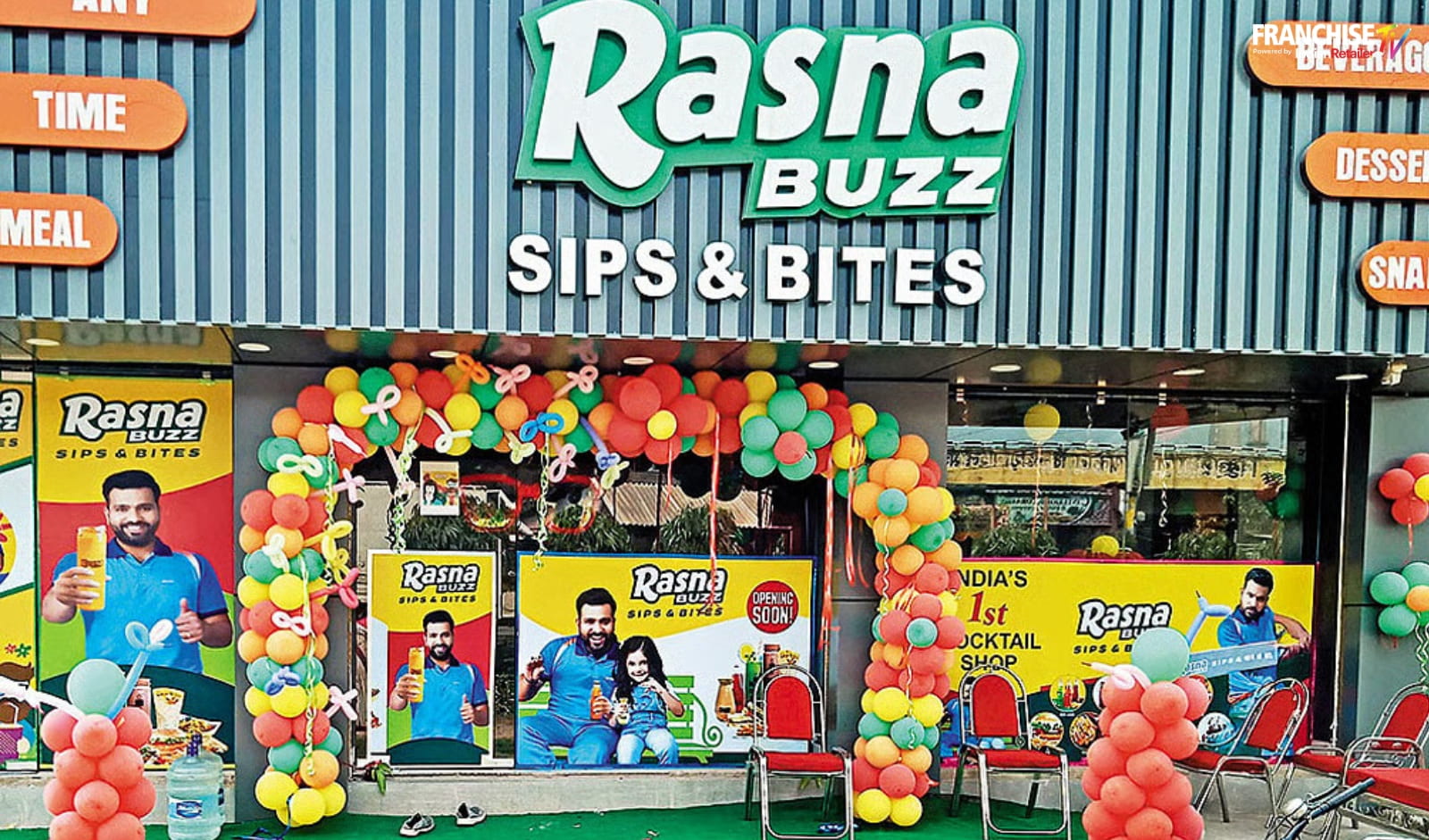 Rasna Buzz India’s beverage café Franchise