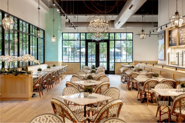 Sweet Paris café store featuring a vibrant, contemporary dining ambience and signature crêpe experience