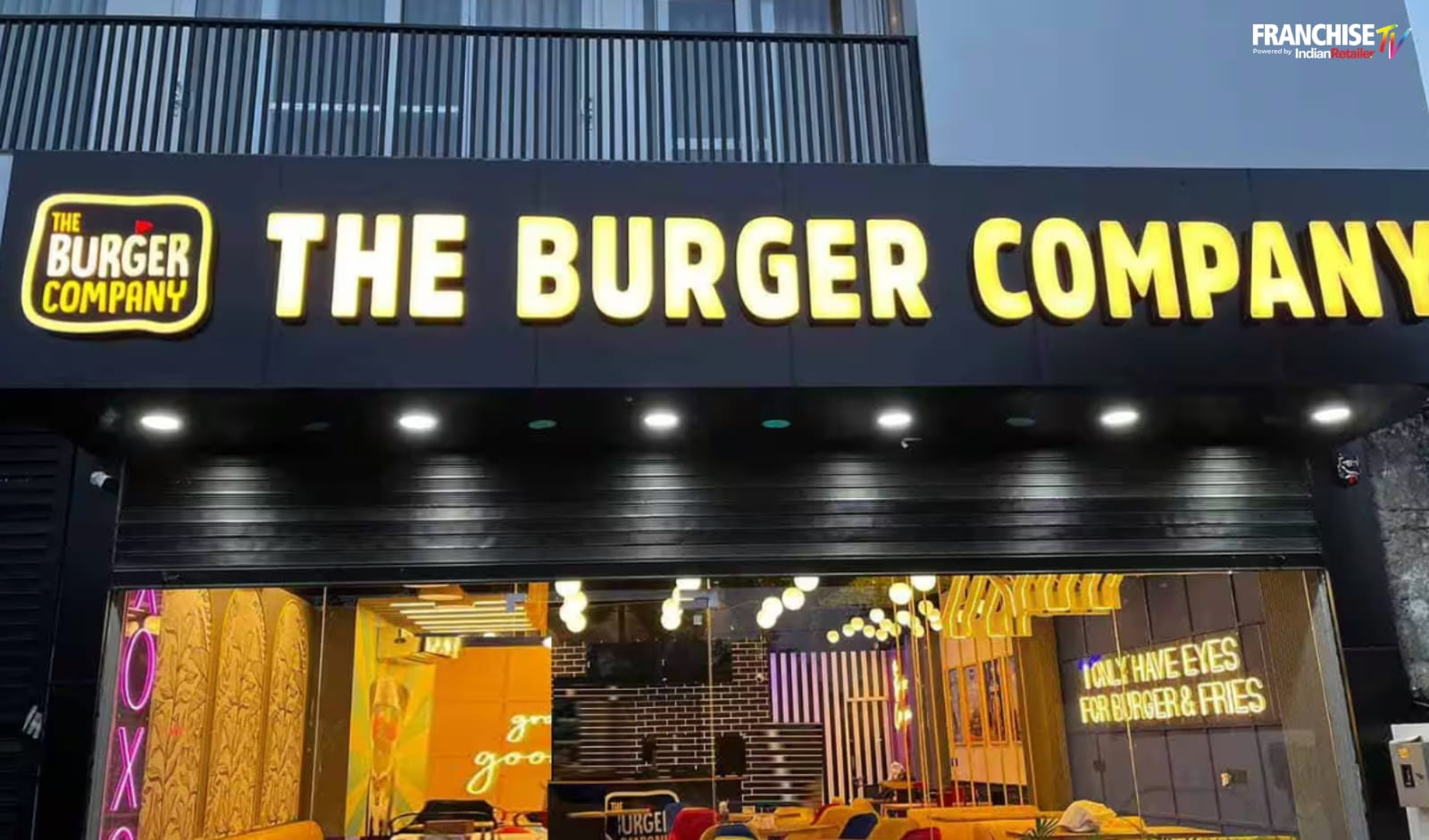 The Burger Company burger franchise brand