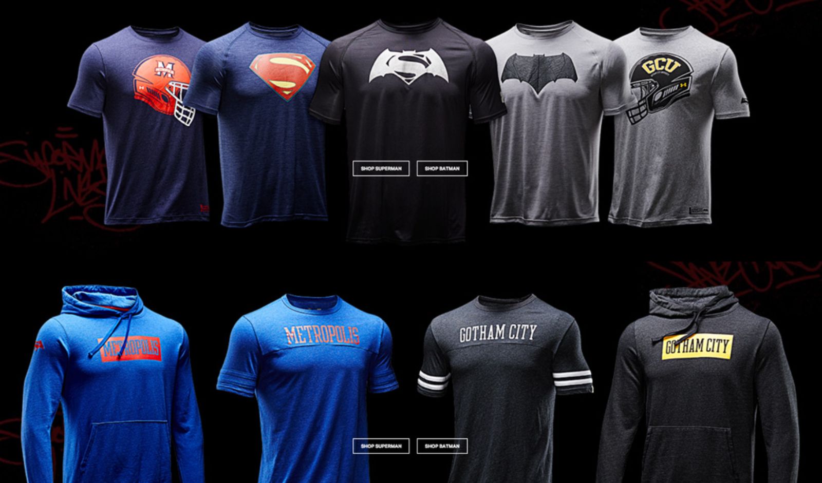 Under Armour X Batman v Superman