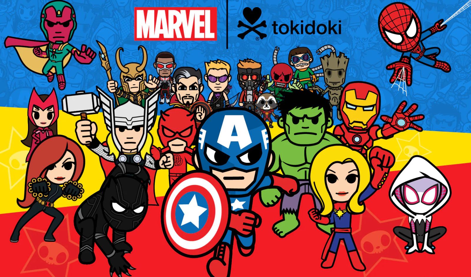 Tokidoki X Marvels