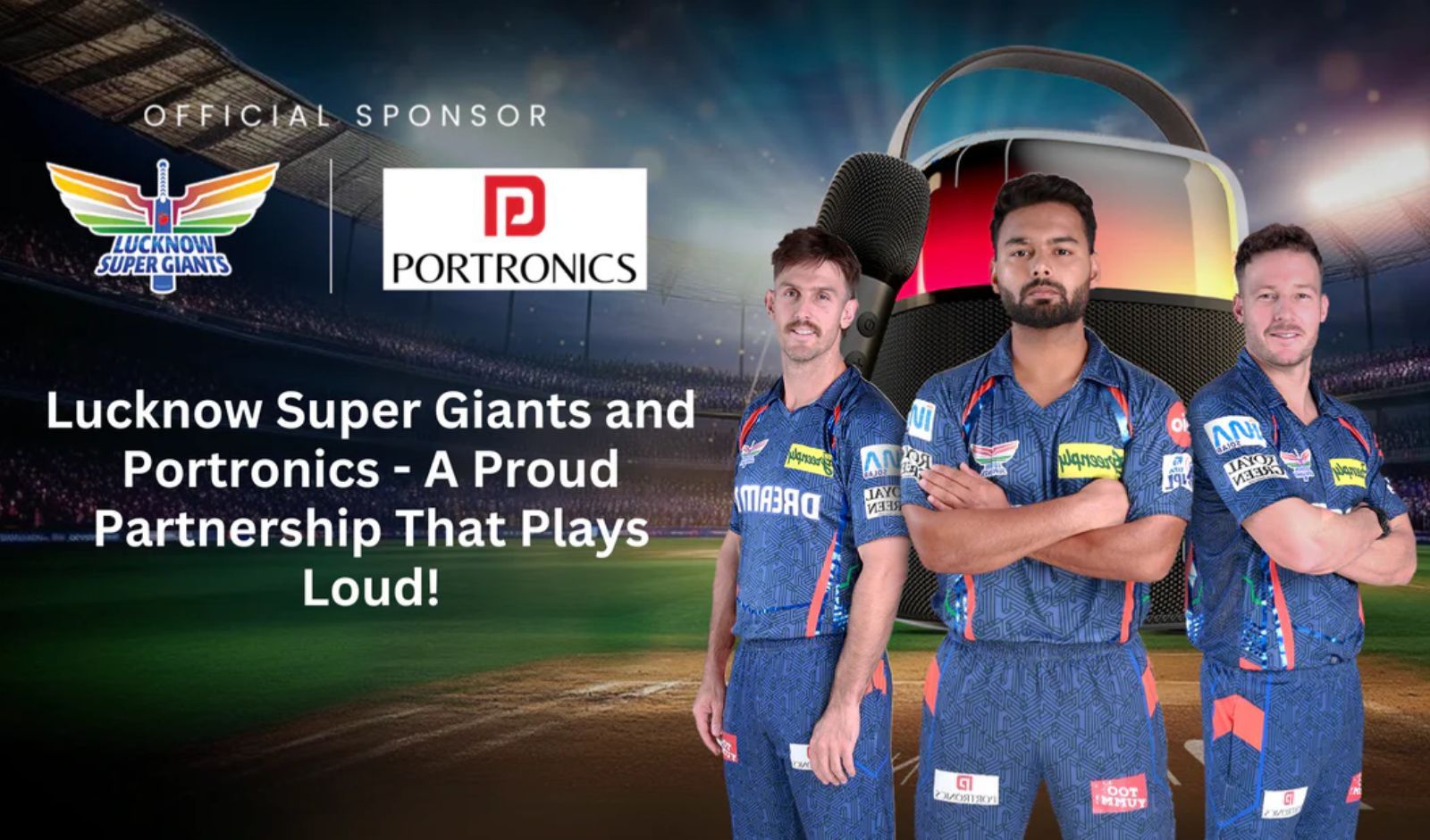 Portronics X Rishab Pant