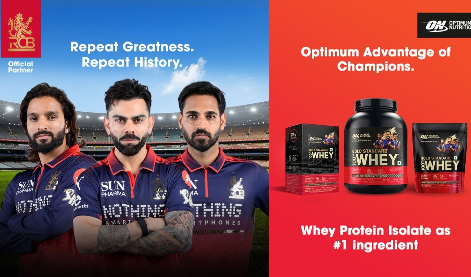 Optimum Nutrition x Royal Challengers Bengaluru