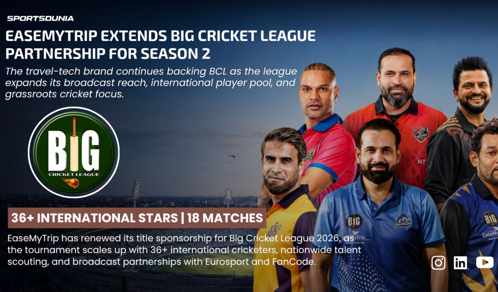 EaseMyTrip X Big Cricket League Season 2
