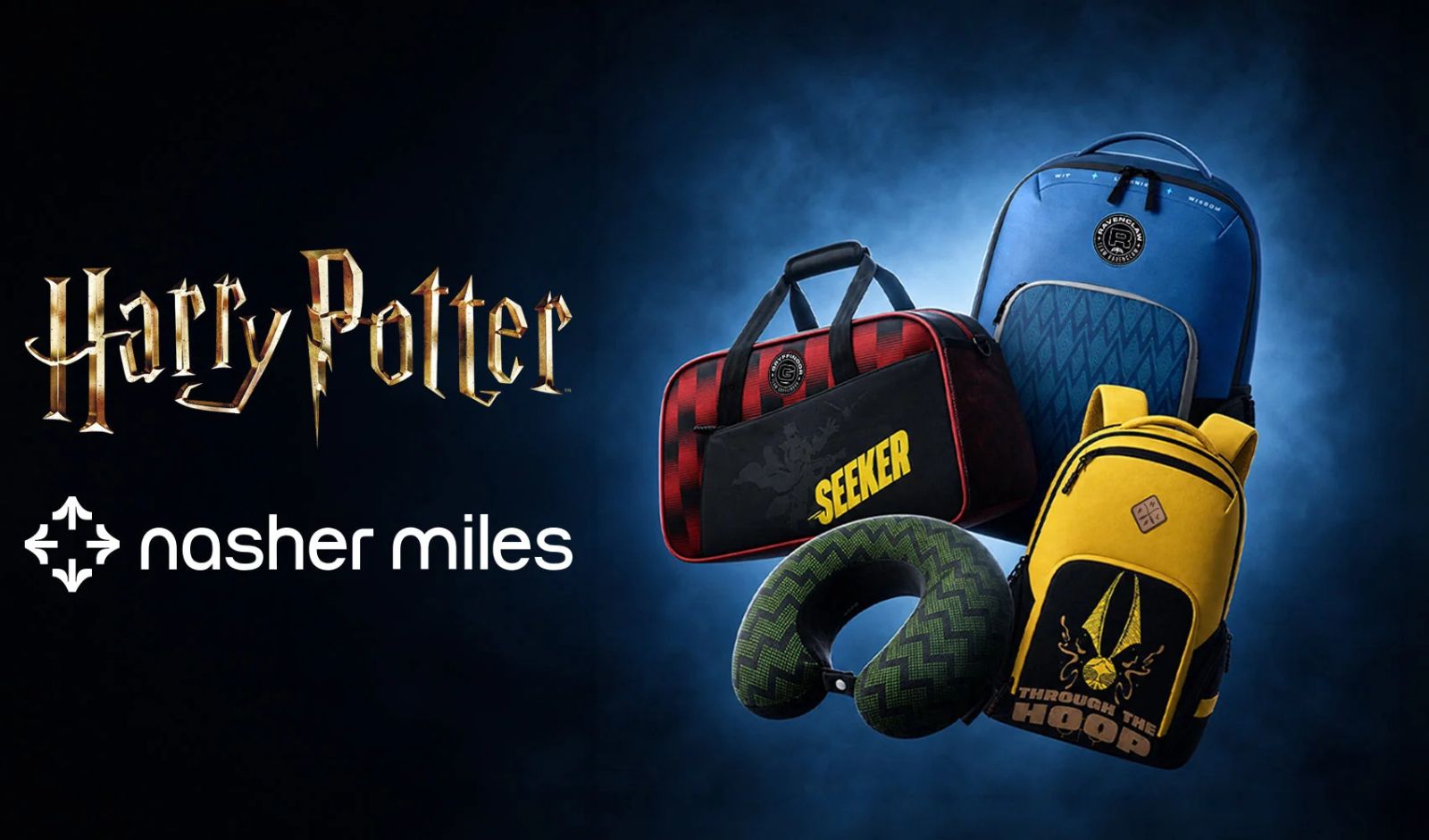 Nasher Miles with Harry Potter
