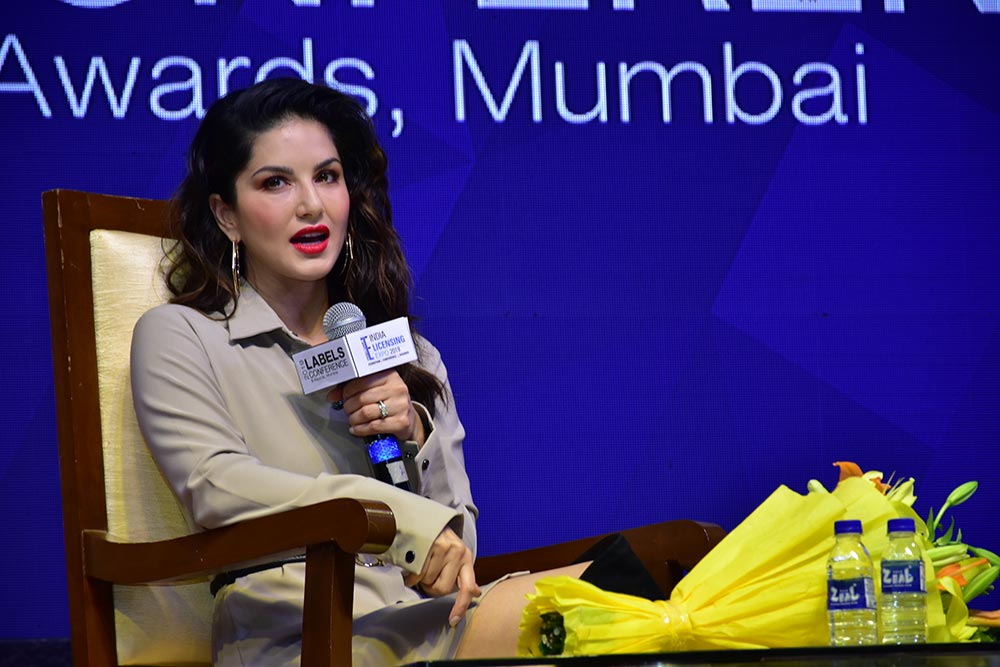 Bollywood actor Sunny Leone as one of the speakers at LABELS 2019